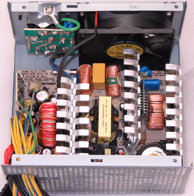 Antec EA-500 Internal Top View (click for large image)