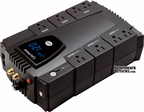 CyberPower UPS Battery Backup CP825AVRLCD
