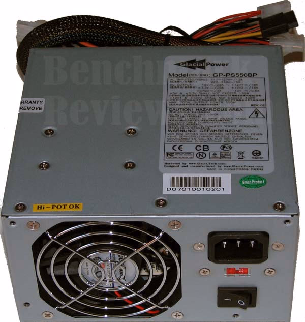 GlacialPower GP-PS550BP 550W ATX PSU