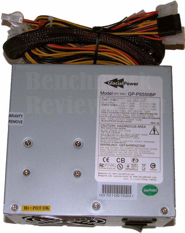 GlacialPower GP-PS550BP 550W ATX PSU
