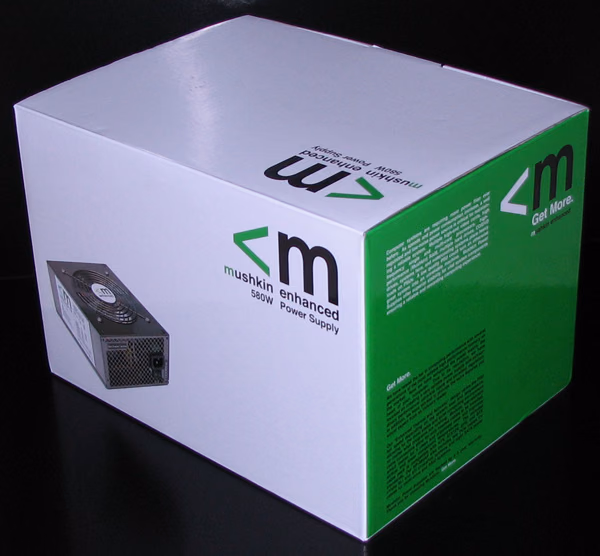 Mushkin HP-580AP Retail Packaging: Front