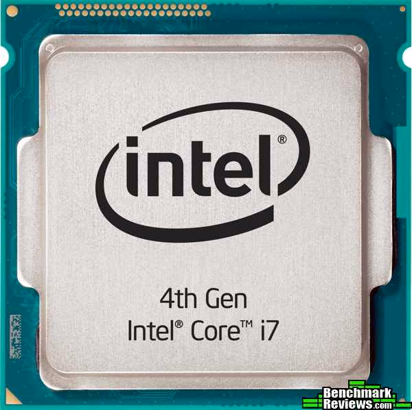 Intel corei7 4770K Haswell, front view
