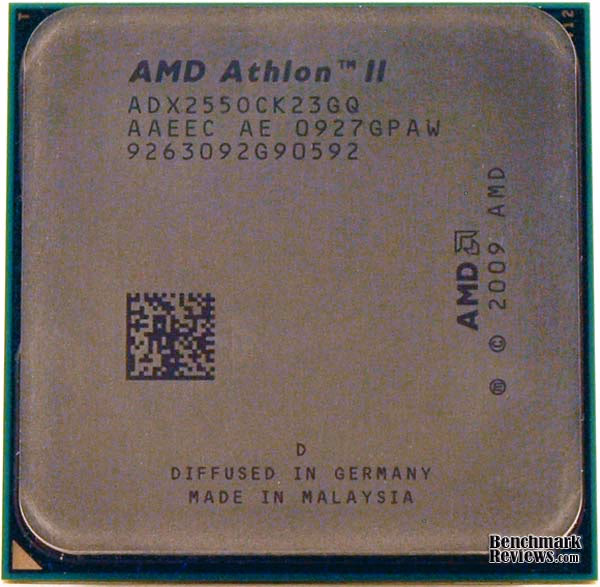 AMD Athlon II X2 255, front view