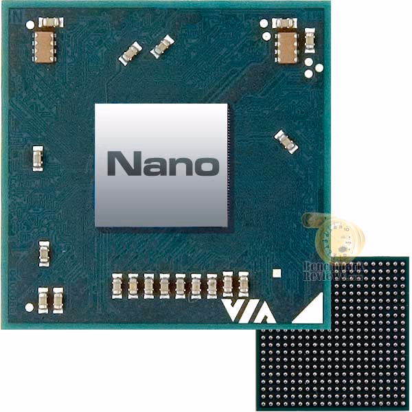 VIA Nano Isaiah CPU Front, back view