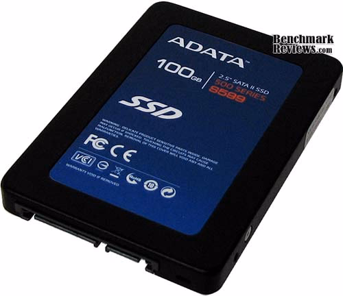 A DATA S599 Solid State Drive, angle view