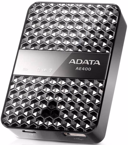 ADATA DashDrive Air AE400, angle view