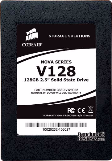 Corsair Nova SSD CMSSSD V128GB2, top view