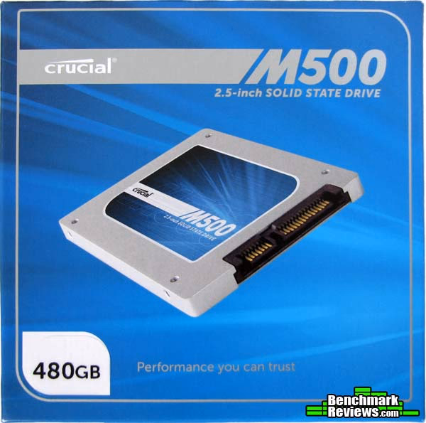 Crucial M500 Solid State Drive, packaging