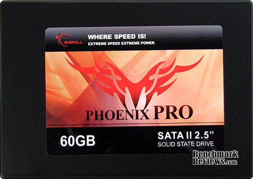 GSkill Phoenix Pro SSD, top view