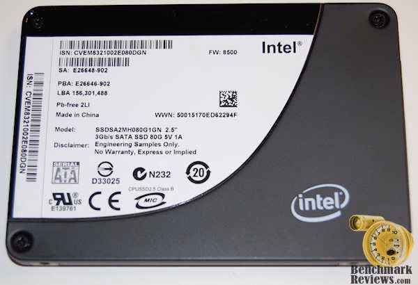 Intel XM25 SSD Labeled