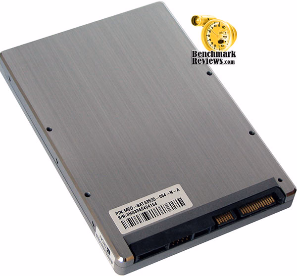 Mtron 3500 SSD Bottom, corner view