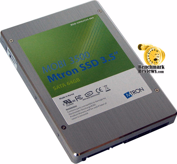 Mtron 3500 SSD Top, corner view