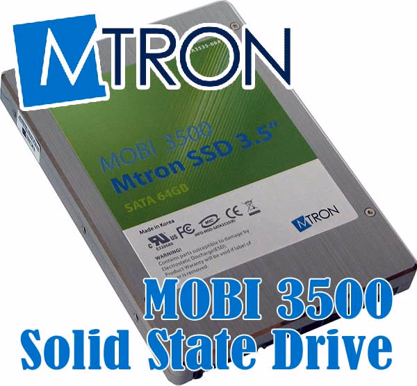 Mtron MOBI 3500 SSD, splash