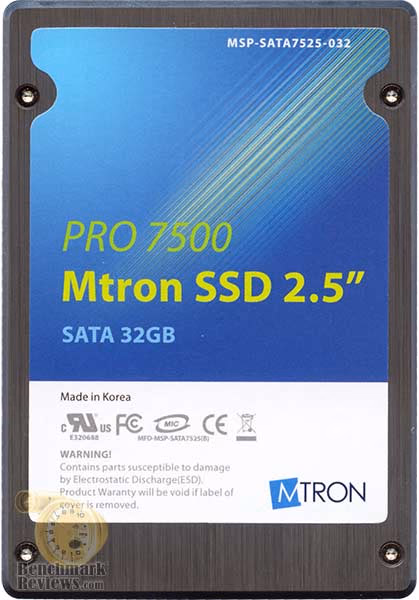 MSP SATA7525 032 SSD Top View