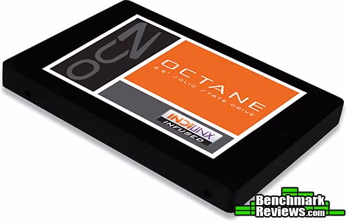 OCZ Octane Solid State Drive SSD, angle view