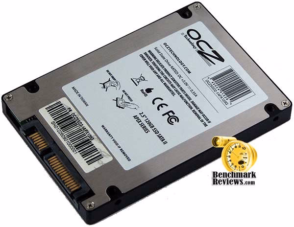 OCZ Apex SSD Bottom, corner view