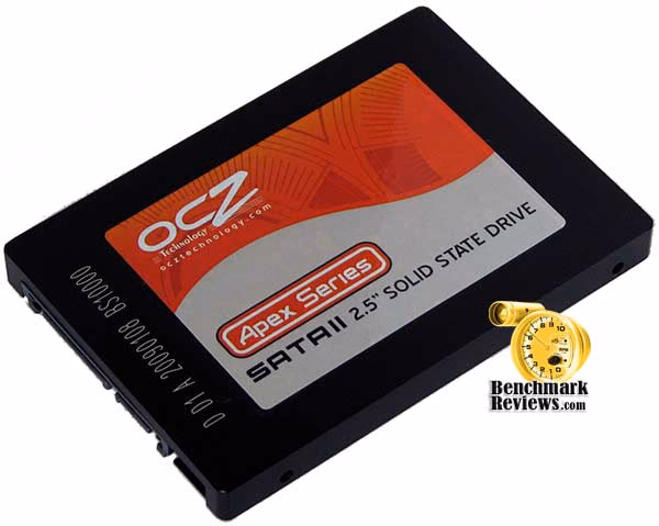 OCZ Apex SSD Top, corner view