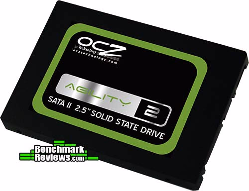 OCZ Agility2 Extended SSD, angle view