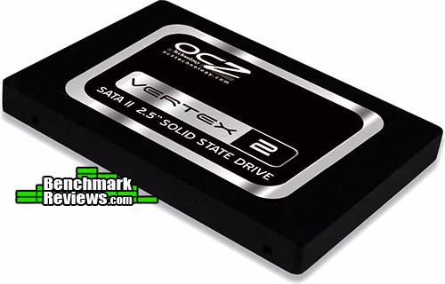 OCZ Vertex 2 SSD Front, corner view