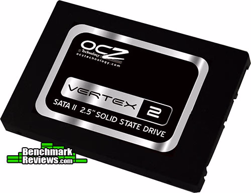 OCZ Vertex 2 SSD Front Tilt