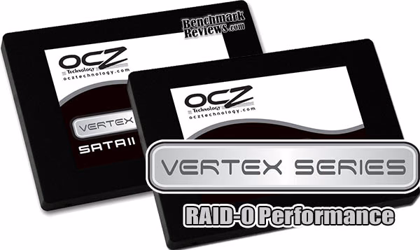 OCZ Vertex SSD RAID-0 Performance Speed Benchmark Test