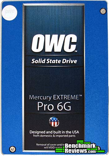 OWC Mercury Extreme Pro 6G SSD, top view