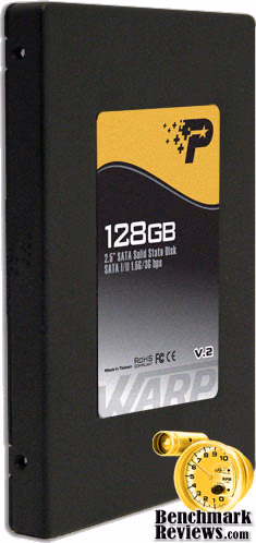 Patriot Warp SSD Side, angle view