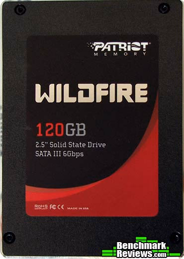 Patriot Wildfire SSD, top view