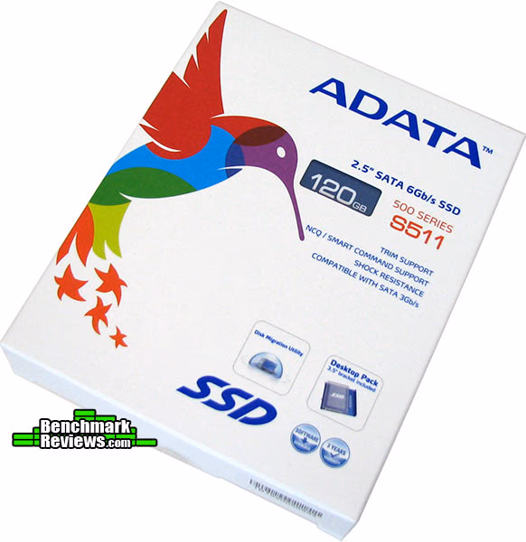 Adata S511 SSD, package