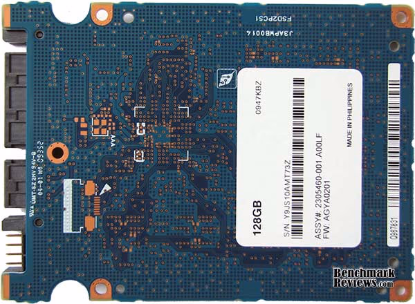 Toshiba Solid State Drive Control Board, bottom view