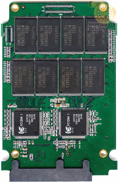 Silicon Power 64GB SATA SSD SP064GBSSD25SV10 Circuit Board, bottom view