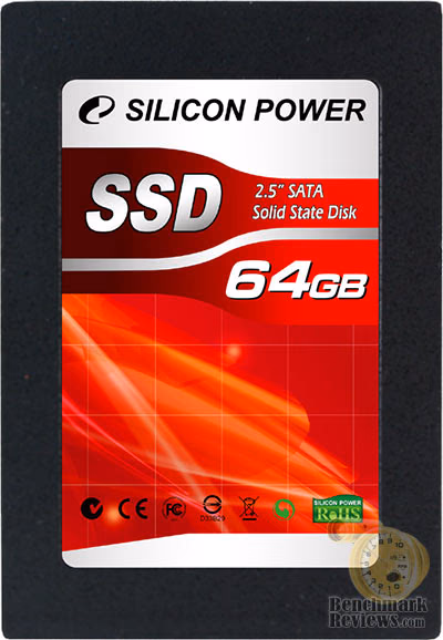 Silicon Power 64GB SATA SSD SP064GBSSD25SV10 Top View