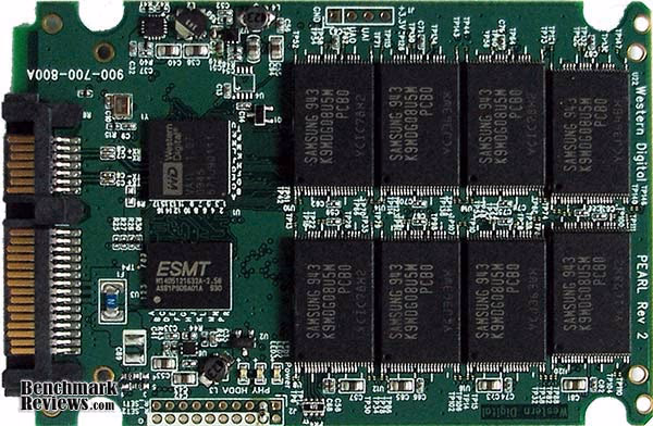 WD SiliconEdge Blue SSC D0256SC 2100 PCB, top view