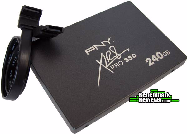 PNY XLR8 PRO SSD, angle view