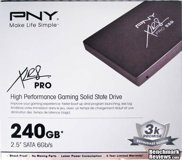 PNY XLR8 PRO SSD Retail, package