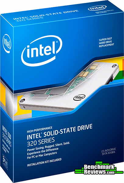 Intel SSD 320 Solid State Drive, package