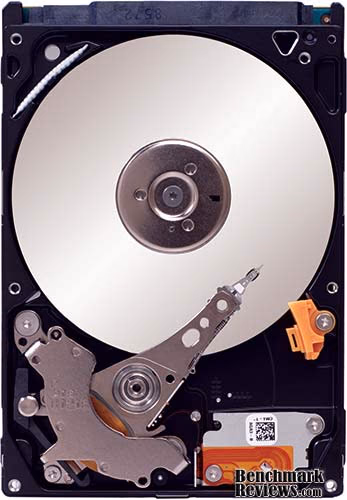 Seagate Momentus XT Solid State Hybrid, open
