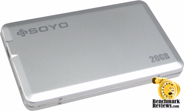 Soyo FM-SY-SLIM20GB 20GB SlimEx Platinum External USB 1.8" Hard Drive 