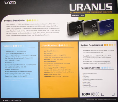 VIZO Uranus Box Bottom