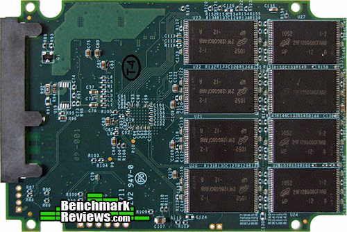 SandForce SF 2281 SSD PCB, bottom view