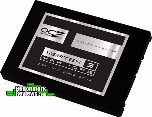 OCZ Vertex3 Max IOPS SSD, angle view