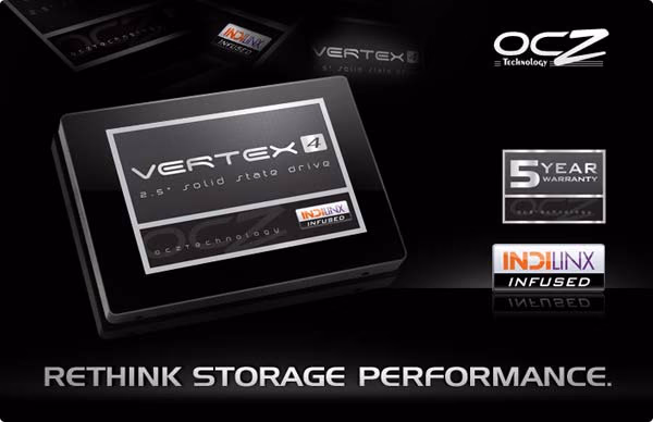 OCZ Vertex 4 Indilinx Everest SSD VTX4 25SAT3, splash
