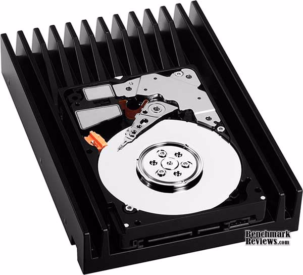 WD VelociRaptor Hard Drive, angle view