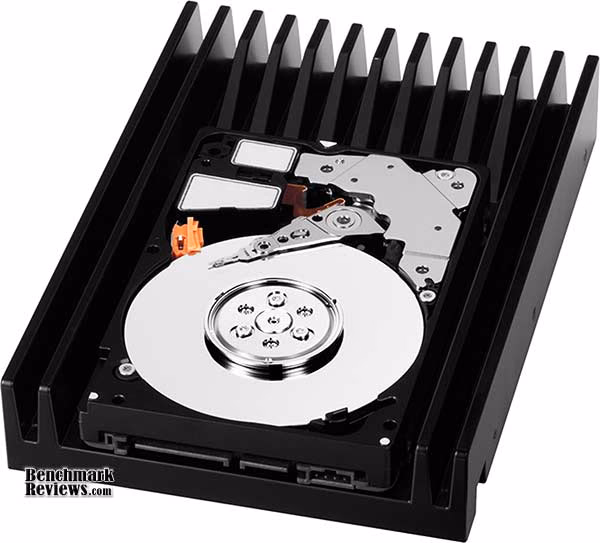 WD VelociRaptor Hard Drive, corner view