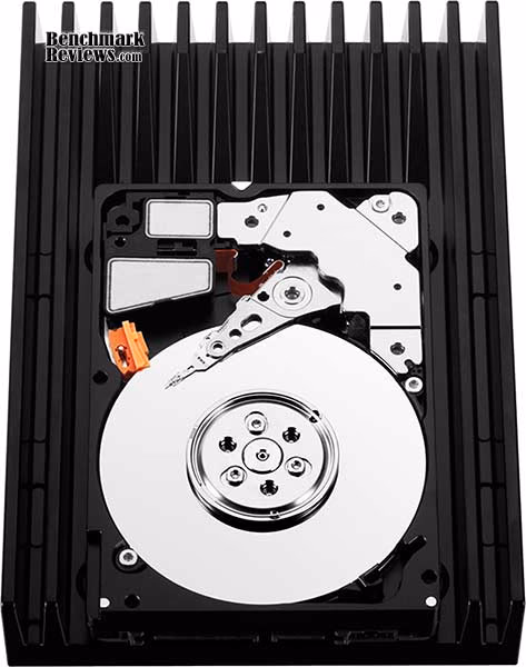 WD VelociRaptor Hard Drive, open