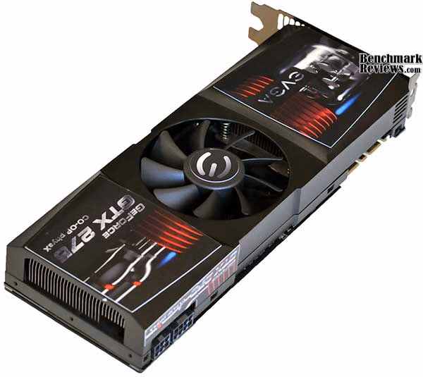 EVGA gtx275 Coop Phsyx Front, top view