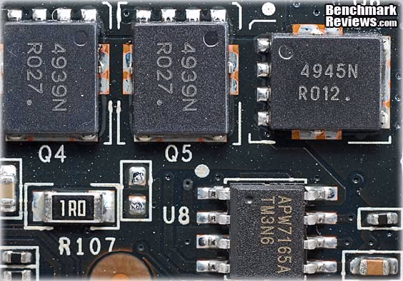 EVGA GeFORCE GTX460 SC DRAM PWM Section