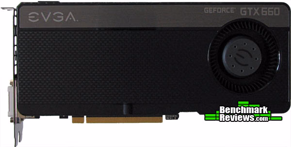 EVGA GeForce GTX 660 2GB Superclocked Top View