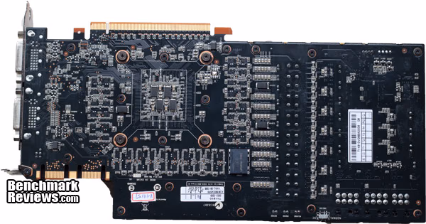 EVGA GTX 580 Classified, bottom view