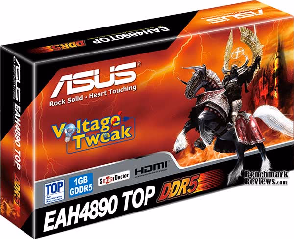 ASUS Radeon HD4890 Retail, box